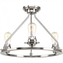  P350036-009 - Debut Collection Three-Light Semi-Flush Convertible