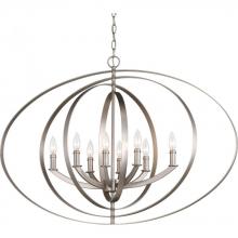  P3791-126 - Equinox Collection Eight-Light Oval Pendant