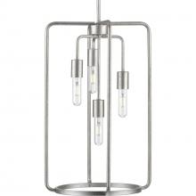  P500224-141 - Bonn Collection Four-Light Galvanized Finish Farmhouse Pendant Light