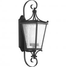  P6627-31MD - Cadence Collection Black One-Light Medium Wall Lantern