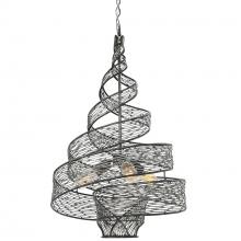  240P03SL - Flow 3-Lt Twist Pendant - Steel