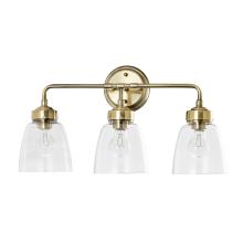  341B03AB - Helena 3-Lt Bath - Antique Brass