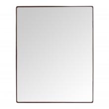  407A02RG - Kye 24x30 Rectangular Rounded Wall Mirror - Rose Gold