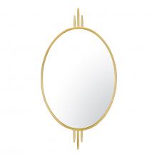  460MI22GO - Propaganda 22x41 Oval Wall Mirror - Gold