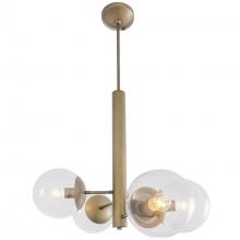  612700 - Mid-Century 4-Lt Chandelier