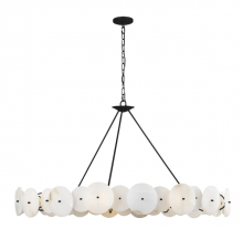  370C09MB - Cosmos 9-Lt   Chandelier - Matte Black