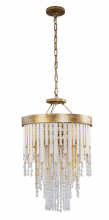  359C04HG - Lafayette 4-Lt Chandelier - Havana Gold