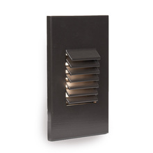  WL-LED220-C-BZ - LED Vertical Louvered Step and Wall Light