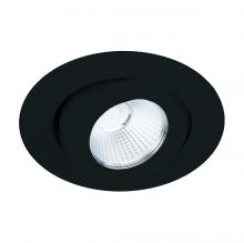  R2BRA-11-F930-BK - Ocularc 2.0 LED Round Adjustable Trim with Light Engine and New Construction or Remodel Housing