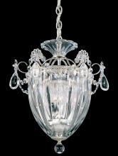  1243-48 - Bagatelle 3 Light 120V Mini Pendant in Antique Silver with Clear Heritage Handcut Crystal