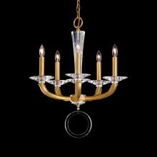  MA1005N-76O - Emilea 5 Light 120V Chandelier in Heirloom Bronze with Clear Optic Crystal