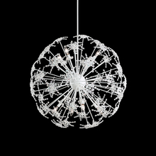  DN1036N-51R - Esteracae 8 Light 120V Pendant in Black with Clear Radiance Crystal