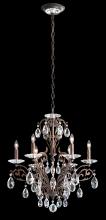  FE7006N-23H - Filigrae 6 Light 120V Chandelier in Etruscan Gold with Clear Heritage Handcut Crystal