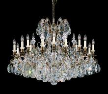  3792-76 - Renaissance 19 Light 120V Chandelier in Heirloom Bronze with Clear Heritage Handcut Crystal