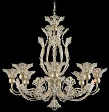  7863-51R - Rivendell 8 Light 120V Chandelier in Black with Clear Radiance Crystal