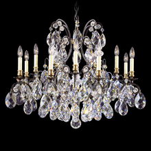  3790-22 - Renaissance 13 Light 120V Chandelier in Heirloom Gold with Clear Heritage Handcut Crystal