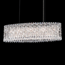  RS8340N-51R - Sarella 12 Light 120V Linear Pendant in Black with Clear Radiance Crystal