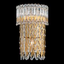  LR1002N-401H - Triandra 3 Light 110V Wall Sconce in Stainless Steel with Clear Heritage Crystal