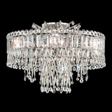  LR1004N-48H - Triandra 5 Light 110V Close to Ceiling in Antique Silver with Clear Heritage Crystal