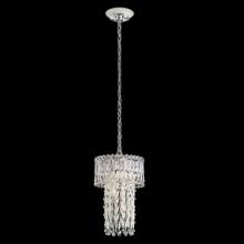  LR1008N-401H - Triandra 3 Light 110V Pendant in Stainless Steel with Clear Heritage Crystal