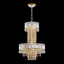  LR1010N-401H - Triandra 7 Light 110V Pendant in Stainless Steel with Clear Heritage Crystals