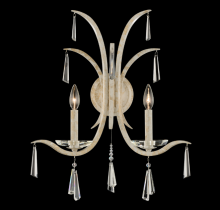  S30502-76R - Tinsley 2 Light 120V Wall Sconce in Heirloom Bronze with Clear Radiance® Crystal