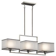  43437NI - Linear Chandelier 3Lt