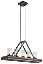  43491AUB - Linear Chandelier 8Lt