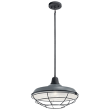  49993GG - Pier™ 1 Light 16" Convertible Pendant Gloss Grey