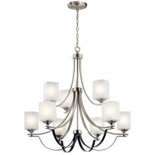  52277NI - Tula™ 9 Light Chandelier Brushed Nickel