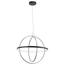  84162 - Arvo™ Large LED Orb Chandelier Matte Black