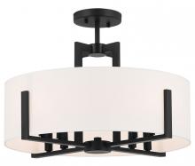  52592BK - Pendant/Semi Flush 8Lt