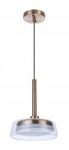  55191-SB-LED - Centric 10" LED Pendant in Satin Brass