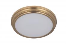  X6613-SB-LED - X66 Series 1 Light 13" LED Flushmount in Satin Brass