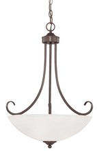  25323-OLB - 3 Light Inverted Pendant