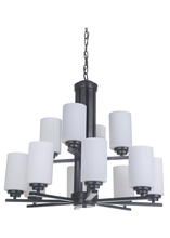  39712-OB - 12 Light Chandelier