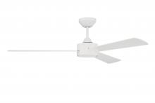  PRV52MWW3 - 52" Provision Indoor/Outdoor (Damp) in Matte White w/ White Blades