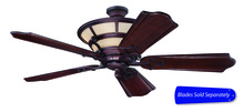  HA52OB - Hathaway 56" Ceiling Fan with Light in Oiled Bronze (Blades Sold Separately)