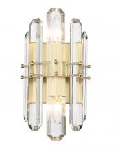  BOL-8882-AG - Bolton 2 Light Aged Brass Sconce