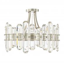  BOL-8884-PN - Bolton 4 Light Polished Nickel Semi Flush Mount