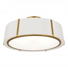  FUL-907-GA_CEILING - Fulton 6 Light Antique Gold Semi Flush Mount