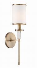  HAT-471-VG - Hatfield 1 Light Vibrant Gold Sconce