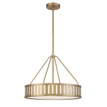  KEN-8304-VG - Kendal 4 Light Vibrant Gold Chandelier