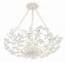  MSL-306-MT_CEILING - Marselle 6 Light Matte White Semi Flush Mount