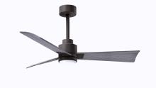  AKLK-TB-BW-42 - Alessandra 3-blade transitional ceiling fan in textured bronze finish with Barn Wood blades. Optim