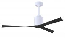  MK-WH-BK - Molly modern ceiling fan in Matte Black finish with all-weather 56” ABS blades. Optimized for da