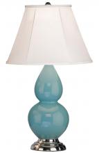  1761 - Egg Blue Small Double Gourd Accent Lamp