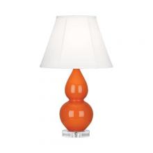  A695 - Pumpkin Small Double Gourd Accent Lamp