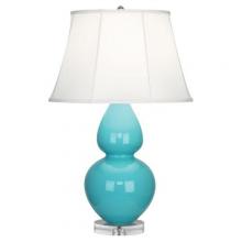  A741 - Egg Blue Double Gourd Table Lamp