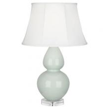  A791 - Celadon Double Gourd Table Lamp